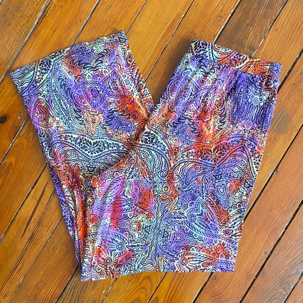 Cha Cha Vente Palazzo Pants Size 1X Made in the USA